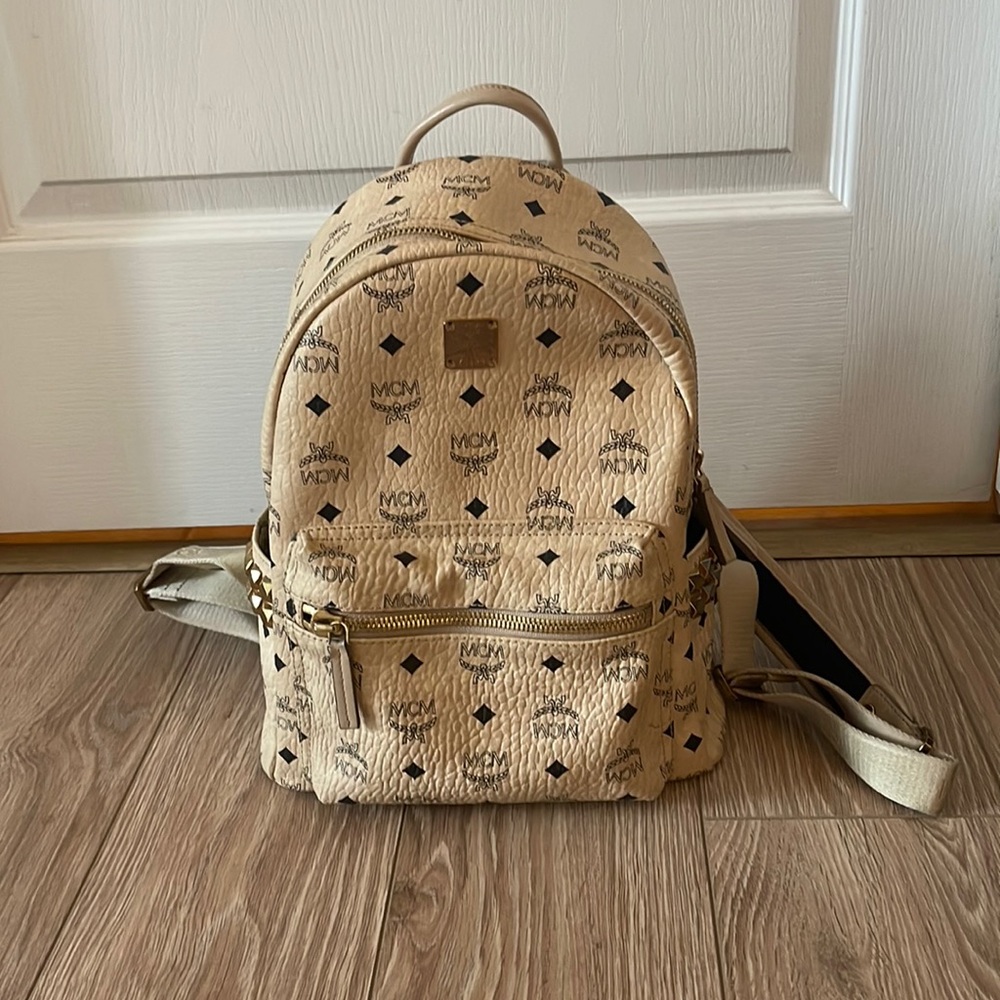 Authentic MCM - Stark Side Studs Backpack